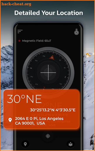 Pro Virtual Compass 360 - Free Digital Compass screenshot