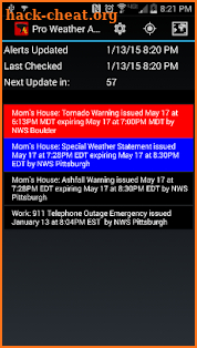 Pro Weather Alert screenshot