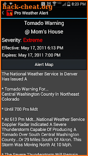Pro Weather Alert screenshot