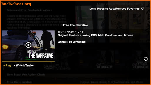 Pro Wrestling TV Android TV screenshot
