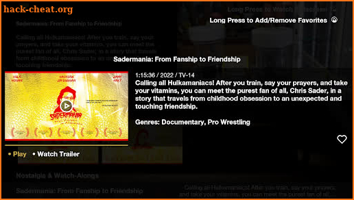 Pro Wrestling TV Android TV screenshot