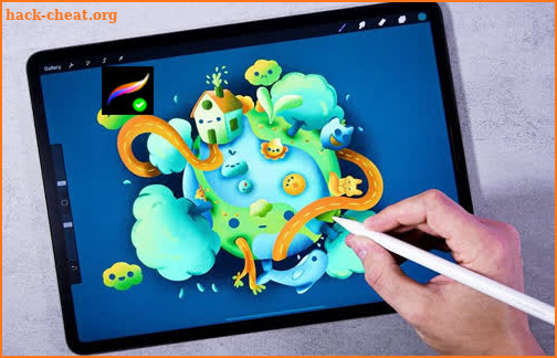 Procreate Paint  and draw Pro Editor walkthrough screenshot