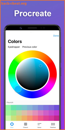 Procreate Paint Pro Pocket tips screenshot