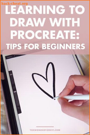 Procreate Pro Paint Editor App Tips screenshot