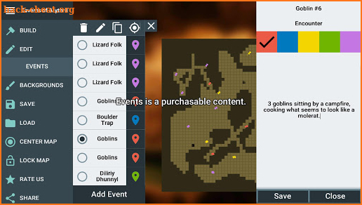 ProDnD Tabletop Game Manager and Dungeon Generator screenshot