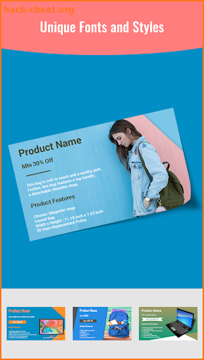 Product Marketing Ad Maker screenshot