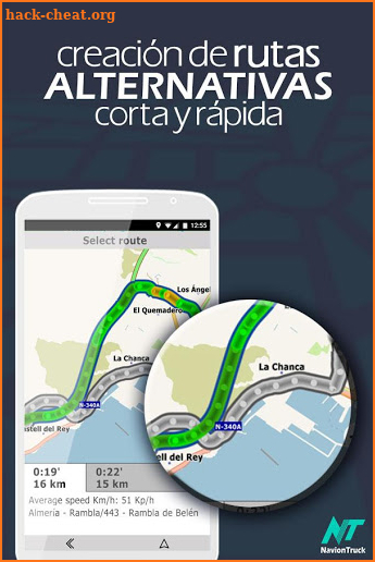 Professional GPS Navigator for Bus screenshot