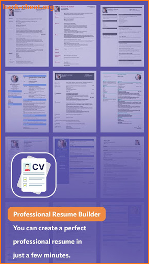 Professional Resume Builder - CV Resume Templates screenshot