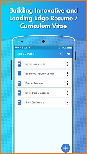 Professional Resume Builder - Job CV Maker screenshot