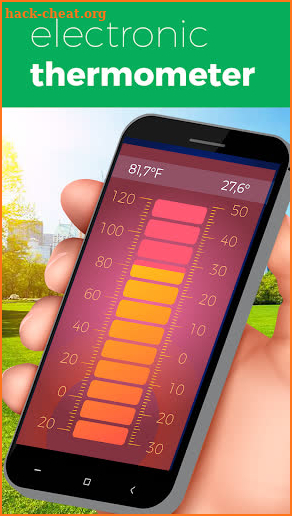 Professional thermometer screenshot