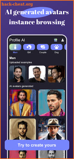 Profile AI : AI Avatar Creator screenshot