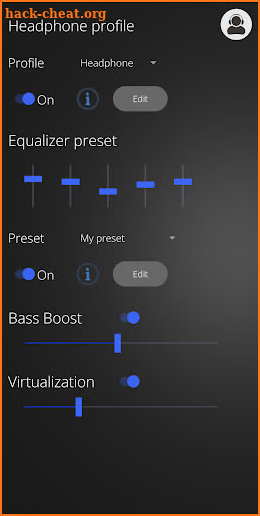 Profile Equalizer Pro screenshot