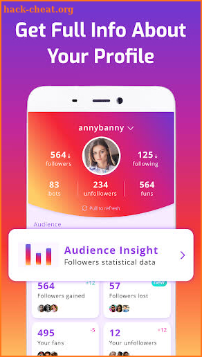 Profile Followers Analytics Followstat screenshot