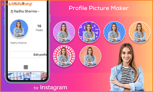 Profile Picture Photo Editor screenshot