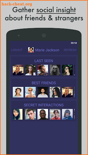 Profile Tracker: Last Seen & Secret Interactions screenshot
