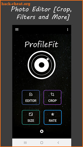 ProfileFit - Photo Editor (Crop, Filters & More!) screenshot