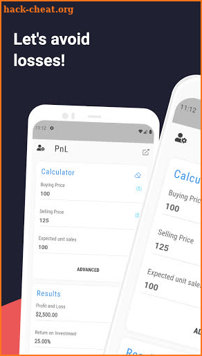 Profit and Loss Calculator screenshot