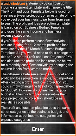 Profit and Loss Office Templates screenshot