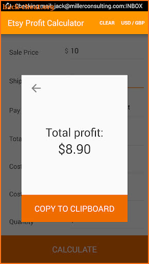 Profit Calculator for Etsy screenshot