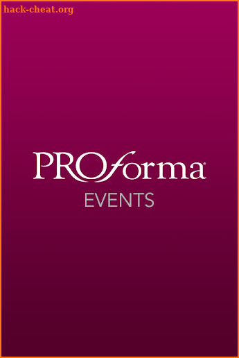 Proforma Events screenshot