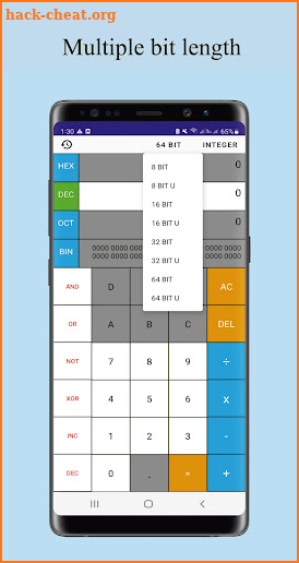 Programmer Calculator Pro screenshot