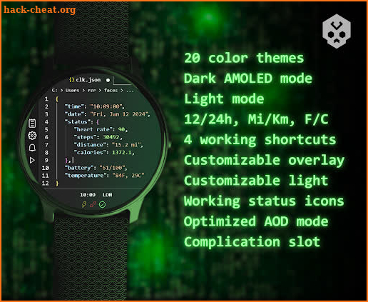 Programmer Watch Face screenshot