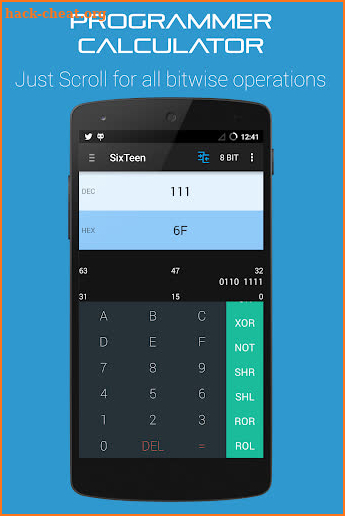 Programmers Calculator Pro screenshot