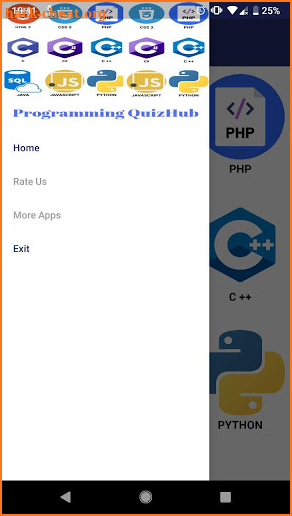 Programming QuizHub screenshot