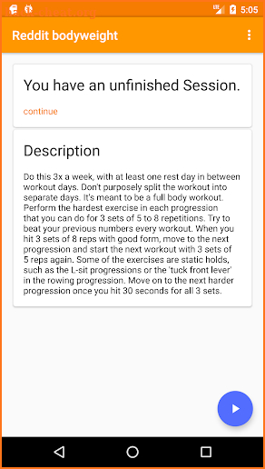 Progressive Workouts Pro screenshot