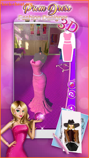 Prom Dress Fashion Designer 3D screenshot