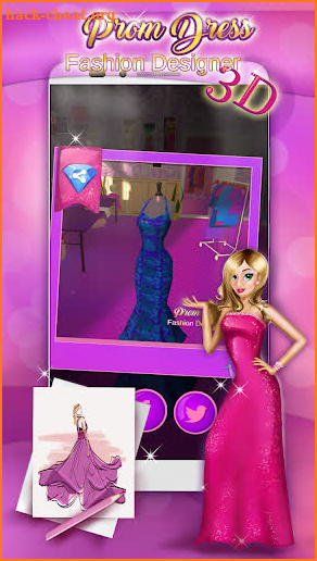 Prom Dress Fashion Designer 3D screenshot