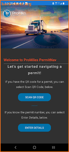 ProMiles Permit Route Guidance screenshot
