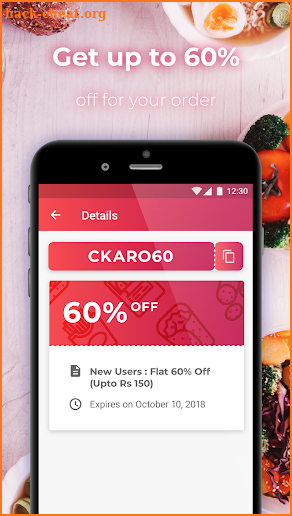 Promo Code for Zomato Online Order Offers screenshot