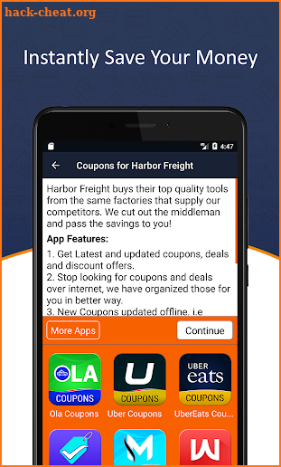 Promo Coupons for Harbor Freight Tools screenshot