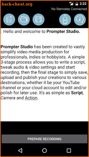 Prompter Studio screenshot