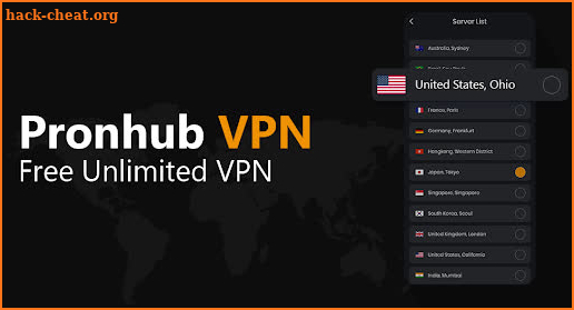 Pronhub VPN - Free Unlimited VPN screenshot