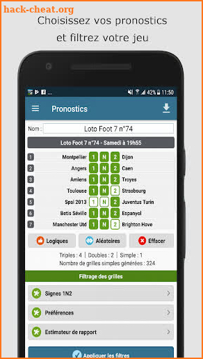 PronoFoot 1N2 screenshot