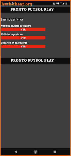 Pronto Futbol Play M3u screenshot