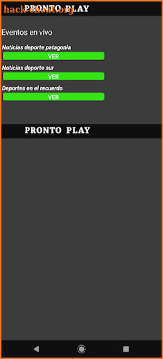 Pronto  Play Deportes Info screenshot