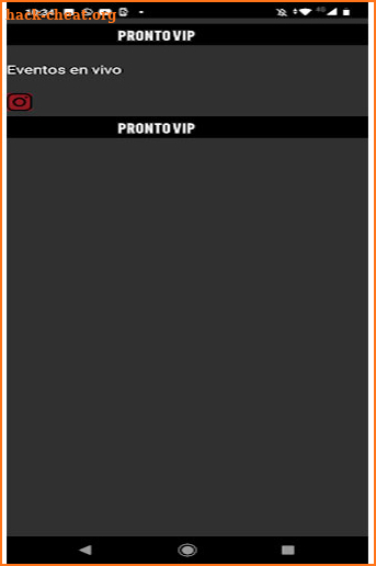 Pronto vip guide screenshot