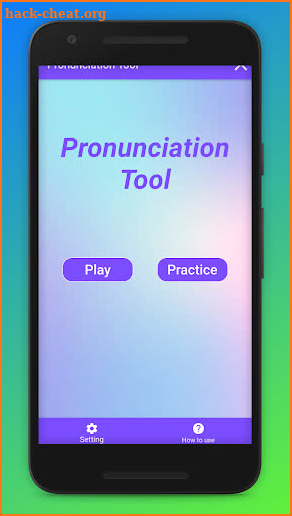Pronunciation Tool screenshot