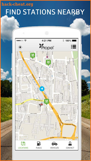 Propel Station Locator screenshot