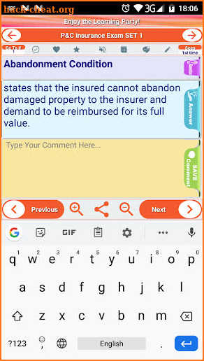 Property & Casualty Insurance Exam Review App screenshot