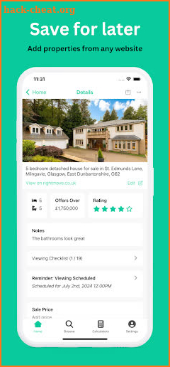 Property Tracker screenshot