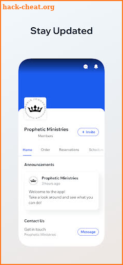 Prophetic Ministries screenshot