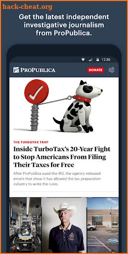 ProPublica screenshot