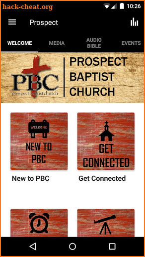 Prospect Baptist Church screenshot