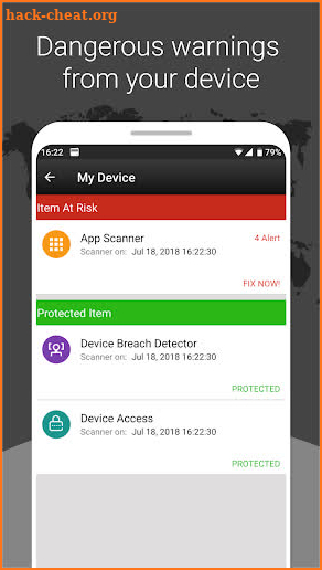 Protect Me - Accounts and Mobile Security screenshot