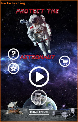 Protect the astronaut screenshot