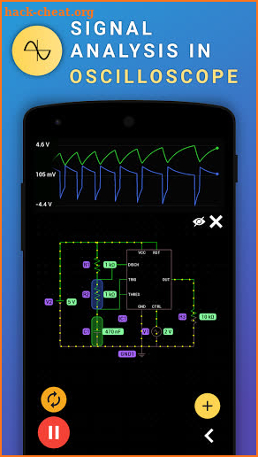 PROTO - circuit simulator screenshot